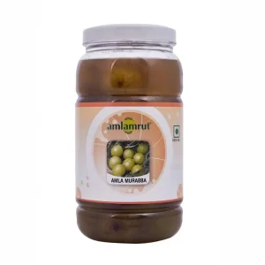 Amlamrut Amla Murabba in Sugar Syrup | Sweet Indian Gooseberry Preserve | Traditional Amla Preparation | Ready-to-Eat Fruit Treat | 2.5 Kg Each (Pack of 11)