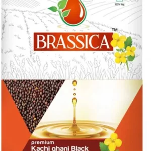 Brassica Kachi Ghani Natural Cold Pressed Pure Non-GMO Vegan Kaali Sarson Tel Cooking Mustard Oil Tin Price in India – Buy Brassica Kachi Ghani Natural Cold Pressed Pure Non-GMO…
