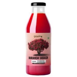 Buransh Squash, Rhododendron Flower Juice, Natural Health Drink, 500ML, No Added Sugar, No Artificial Flavors, Rich in Antioxidants