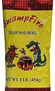 Swamp Fire Complete Cajun Seafood Boil, 1 Pound Bag (Pack of 3)