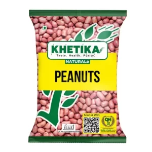 Khetika Peanuts | 500g | Ground Nut Raw, Groundnut, Raw Peanuts 500g, Moongfali, Unpolished, Rich in Protien & Fiber, Naturale (Pallilu)