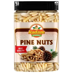 M.K. DRY FRUIT Premium Pine Nuts | Pack Of 1(1000g) Chilgoza Giri/Chilgoja Seeds | Forest Jewels | Helps in Joint Pains, Immune System & Body Aches | Pine Seeds Jumbo Size