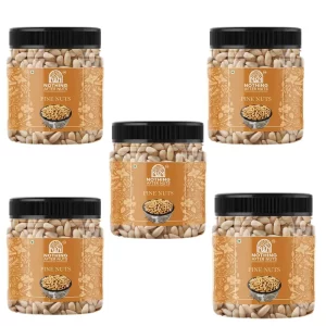 Nothing After Nuts; Pure Goodness Nothing More Pine Nuts (Chilgoza) 150g – Rich in Protein & Antioxidants | Natural, No Added Preservatives – Ideal for Snacking, Baking &…