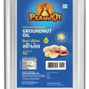 Peanutji Natural Cooking Groundnut Oil Tin