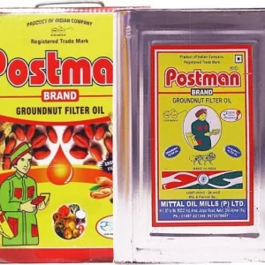 Postman Cold Pressed Groundnut Oil Tin