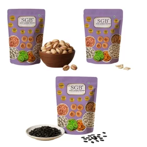 Shree Ganapati Bhandar Big Size Pista + Broken Cashews + Watermelon Seed