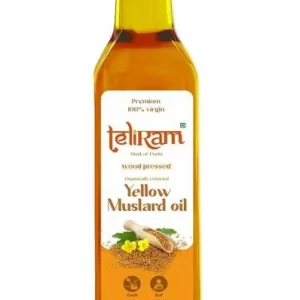 Teliram Yellow Mustard Oil 1L (Pack of 2)