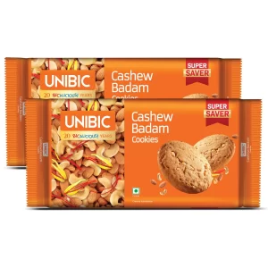 Unibic Cashew Badam Cookies 450g (Pack of 2)