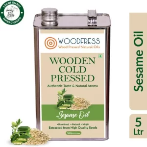 Woodfress Wooden Cold Pressed Sesame Oil 5L